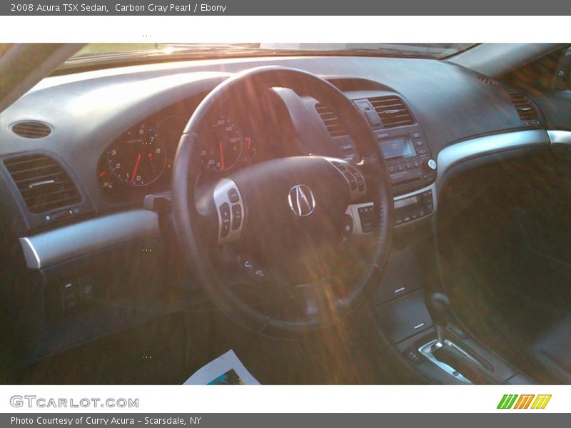 Carbon Gray Pearl / Ebony 2008 Acura TSX Sedan