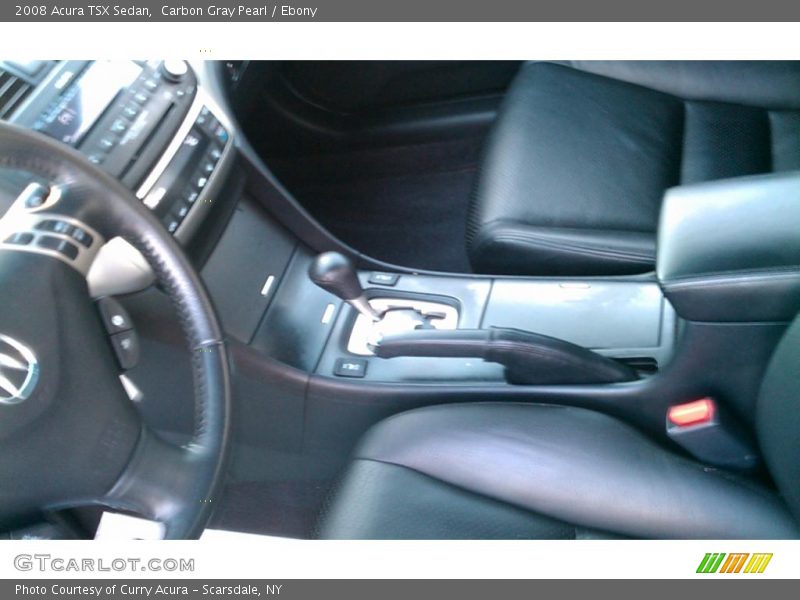 Carbon Gray Pearl / Ebony 2008 Acura TSX Sedan