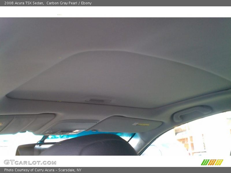Carbon Gray Pearl / Ebony 2008 Acura TSX Sedan