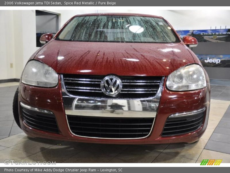 Spice Red Metallic / Pure Beige 2006 Volkswagen Jetta TDI Sedan