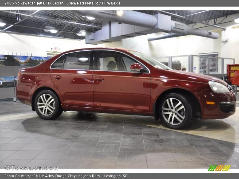Spice Red Metallic / Pure Beige 2006 Volkswagen Jetta TDI Sedan
