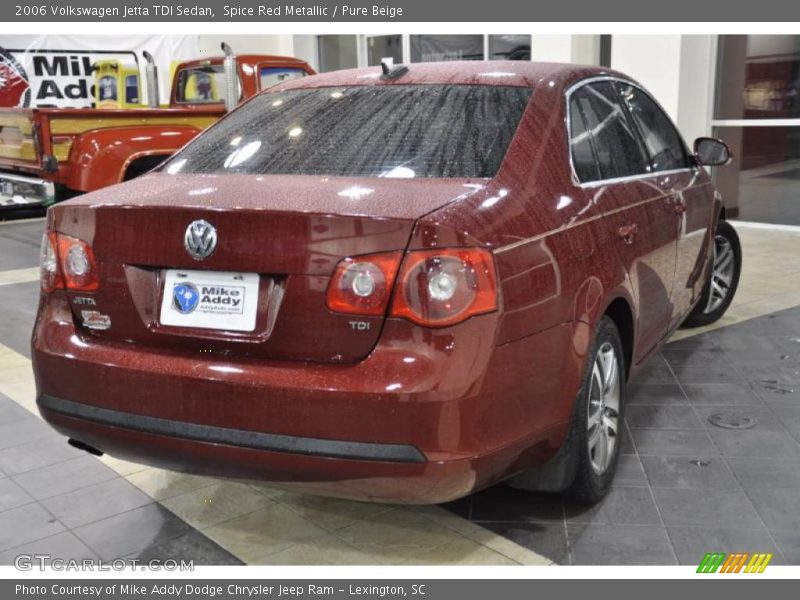 Spice Red Metallic / Pure Beige 2006 Volkswagen Jetta TDI Sedan