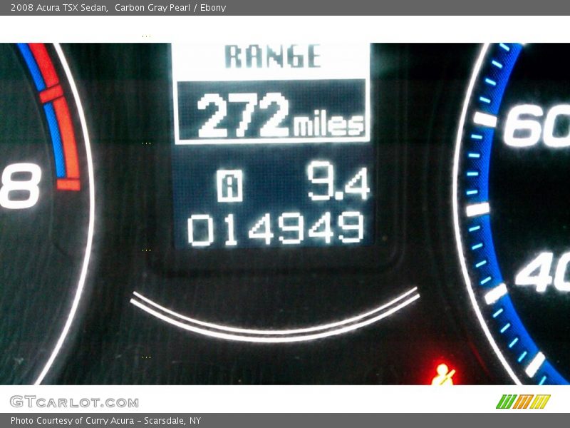 Carbon Gray Pearl / Ebony 2008 Acura TSX Sedan