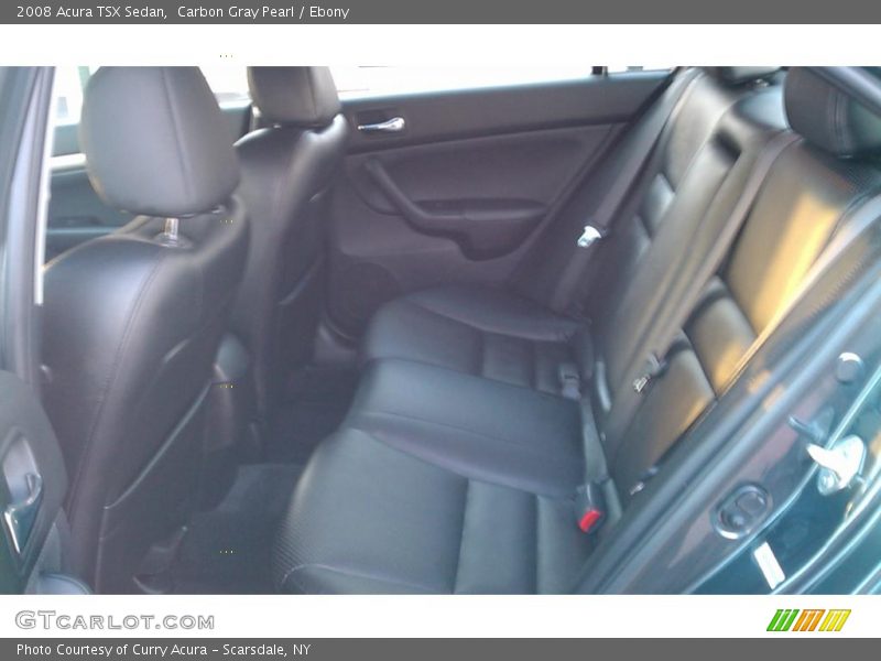 Carbon Gray Pearl / Ebony 2008 Acura TSX Sedan