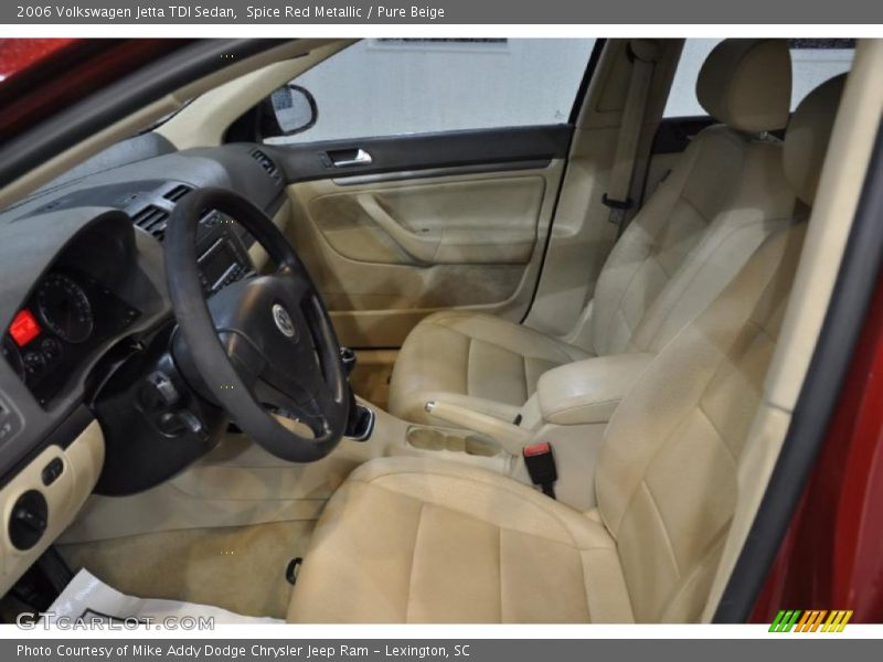 Spice Red Metallic / Pure Beige 2006 Volkswagen Jetta TDI Sedan