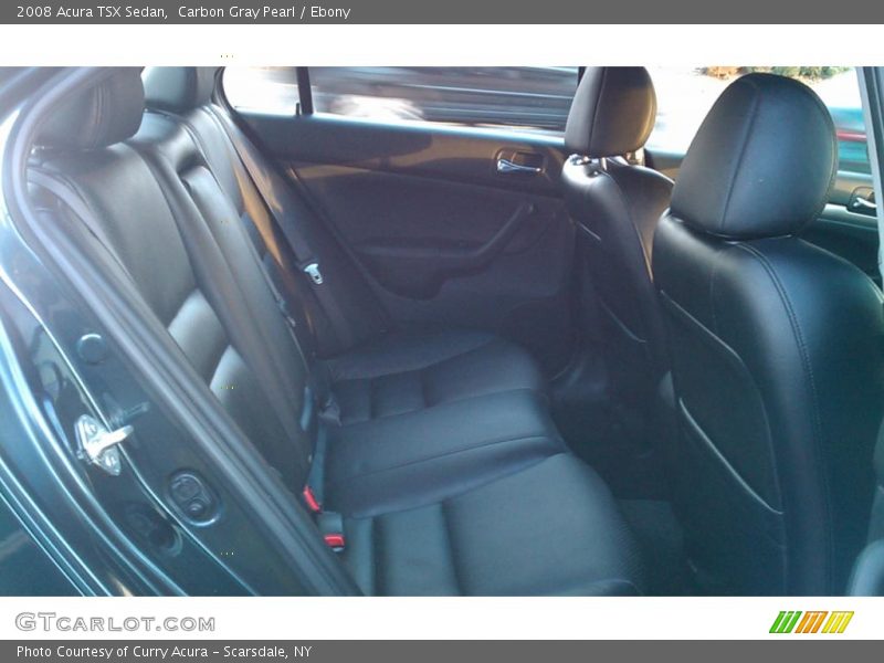 Carbon Gray Pearl / Ebony 2008 Acura TSX Sedan