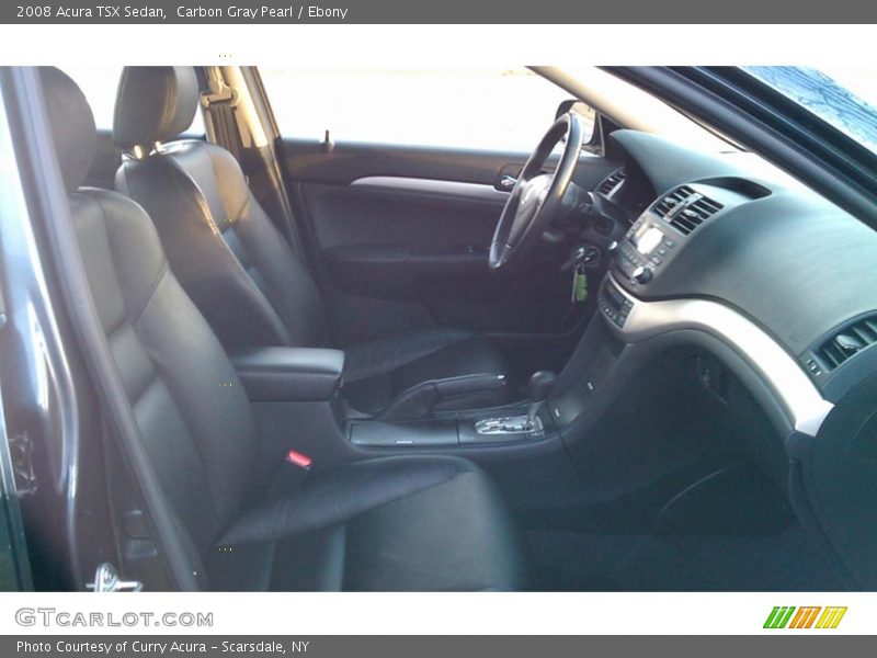Carbon Gray Pearl / Ebony 2008 Acura TSX Sedan