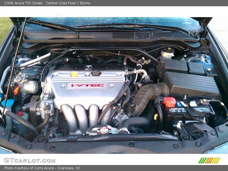 Carbon Gray Pearl / Ebony 2008 Acura TSX Sedan