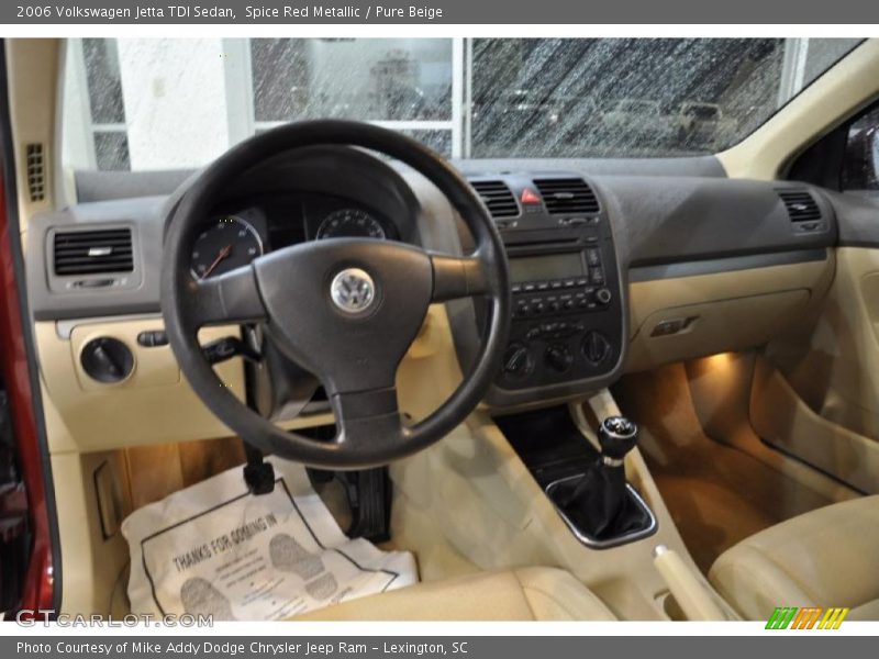 Spice Red Metallic / Pure Beige 2006 Volkswagen Jetta TDI Sedan