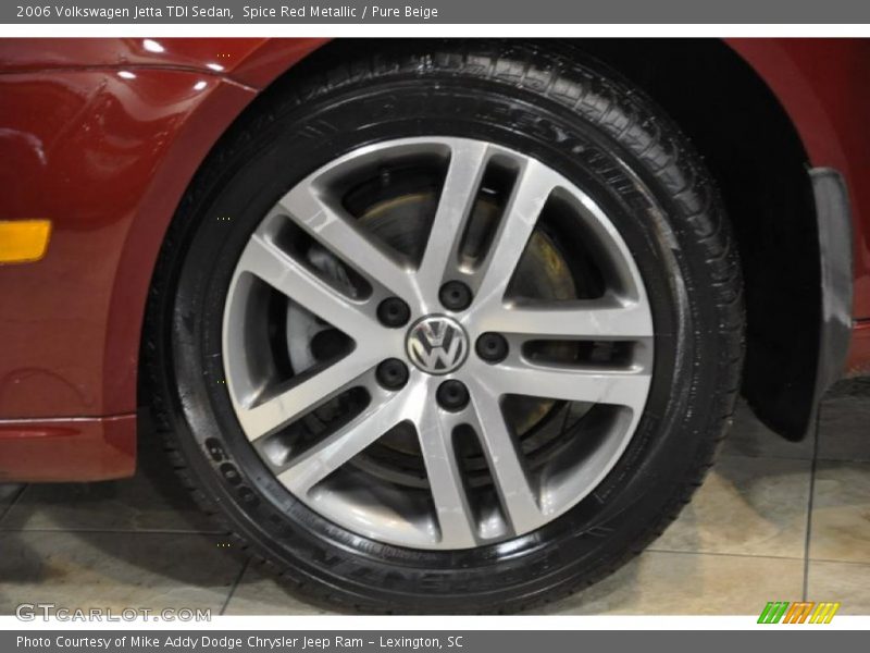 Spice Red Metallic / Pure Beige 2006 Volkswagen Jetta TDI Sedan