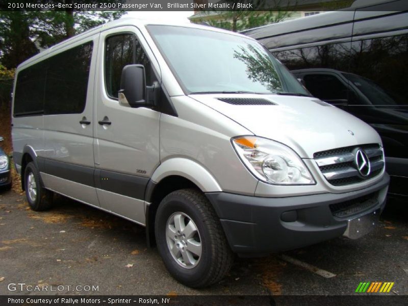 Brilliant Silver Metallic / Black 2010 Mercedes-Benz Sprinter 2500 Passenger Van