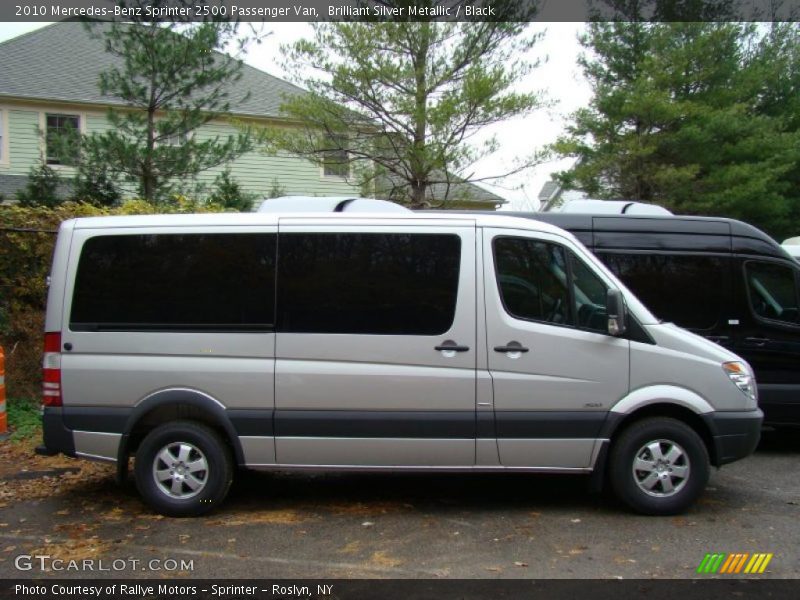 Brilliant Silver Metallic / Black 2010 Mercedes-Benz Sprinter 2500 Passenger Van