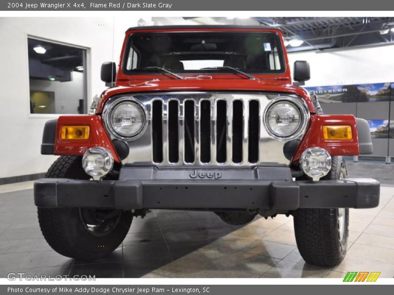 Flame Red / Dark Slate Gray 2004 Jeep Wrangler X 4x4
