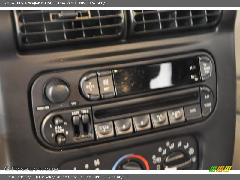 Flame Red / Dark Slate Gray 2004 Jeep Wrangler X 4x4