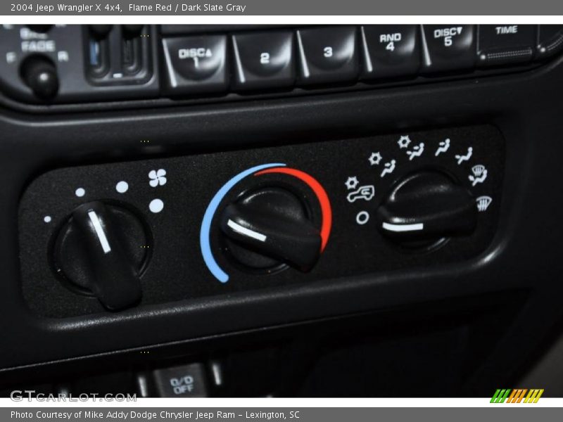 Flame Red / Dark Slate Gray 2004 Jeep Wrangler X 4x4