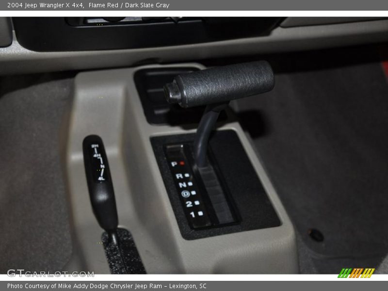 Flame Red / Dark Slate Gray 2004 Jeep Wrangler X 4x4