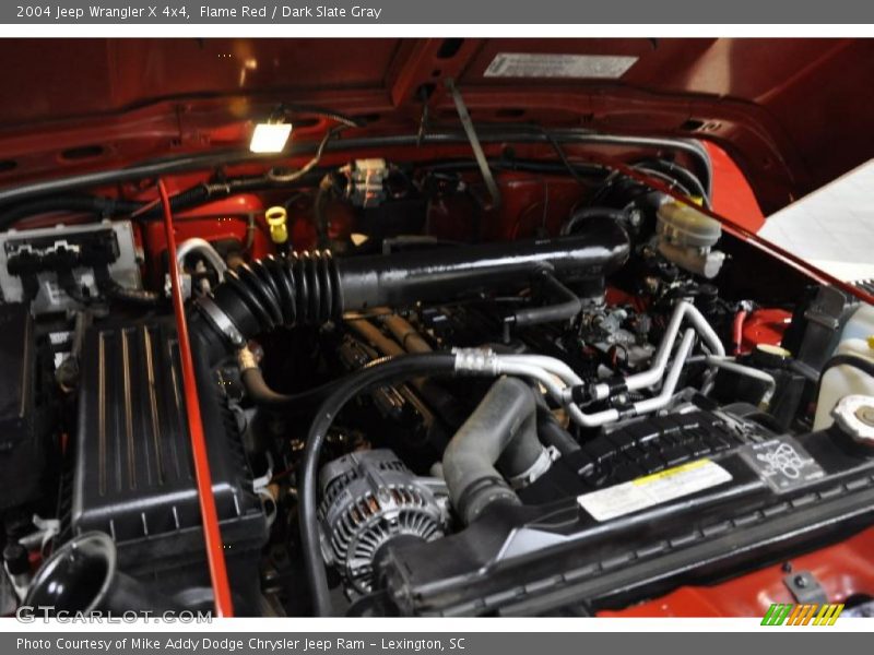 Flame Red / Dark Slate Gray 2004 Jeep Wrangler X 4x4