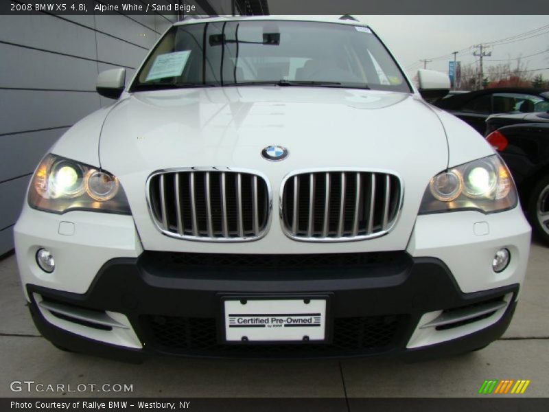 Alpine White / Sand Beige 2008 BMW X5 4.8i
