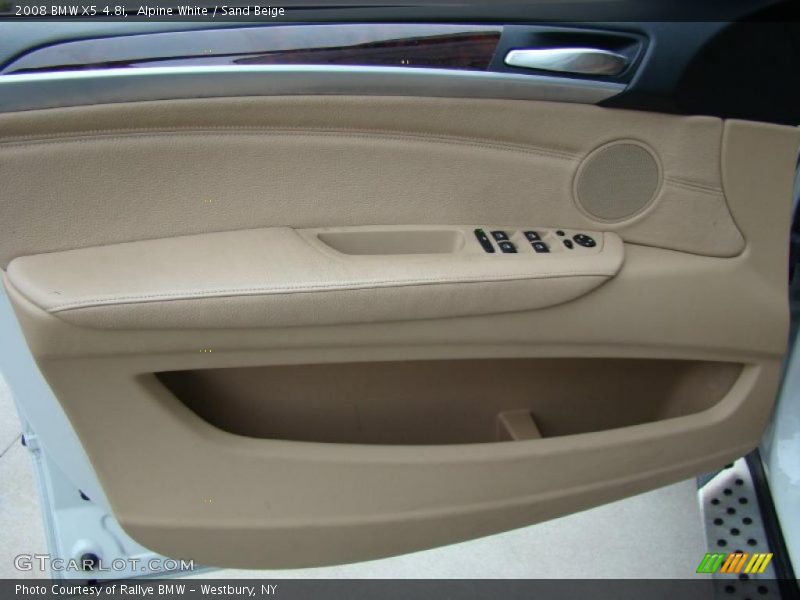 Alpine White / Sand Beige 2008 BMW X5 4.8i