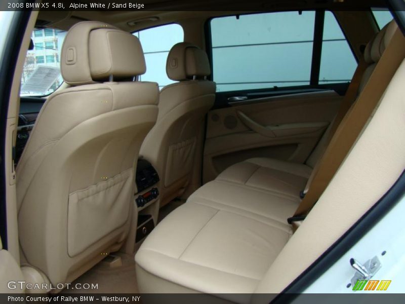 Alpine White / Sand Beige 2008 BMW X5 4.8i