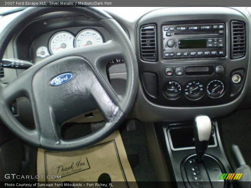 Silver Metallic / Medium/Dark Flint 2007 Ford Escape XLS