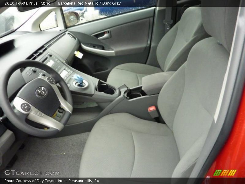 Barcelona Red Metallic / Dark Gray 2010 Toyota Prius Hybrid III