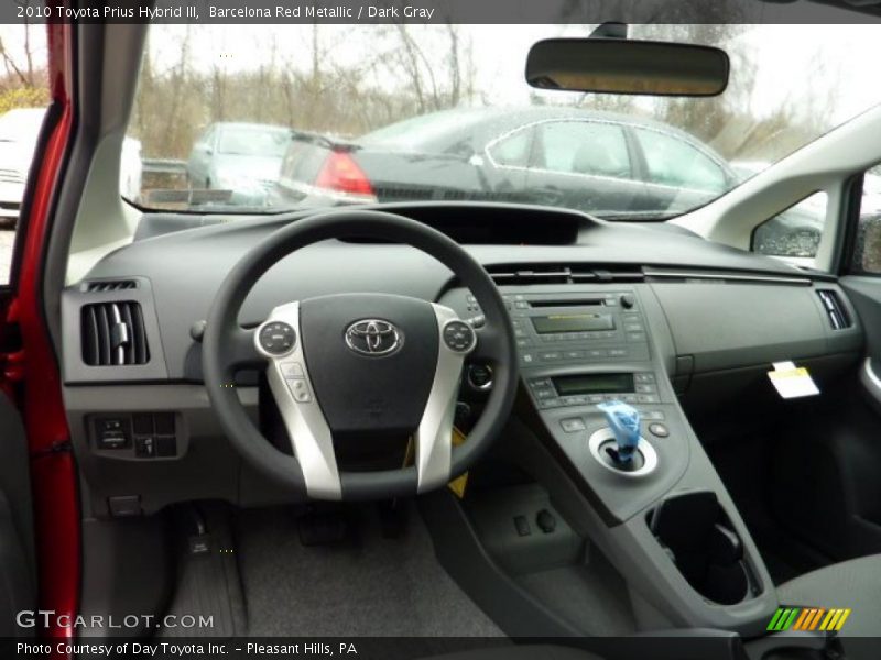 Barcelona Red Metallic / Dark Gray 2010 Toyota Prius Hybrid III