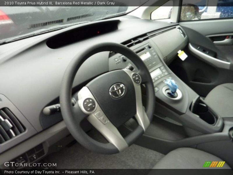 Barcelona Red Metallic / Dark Gray 2010 Toyota Prius Hybrid III
