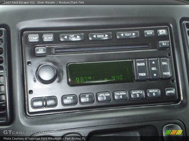 Silver Metallic / Medium/Dark Flint 2007 Ford Escape XLS