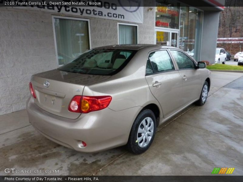 Desert Sand Metallic / Bisque 2010 Toyota Corolla LE