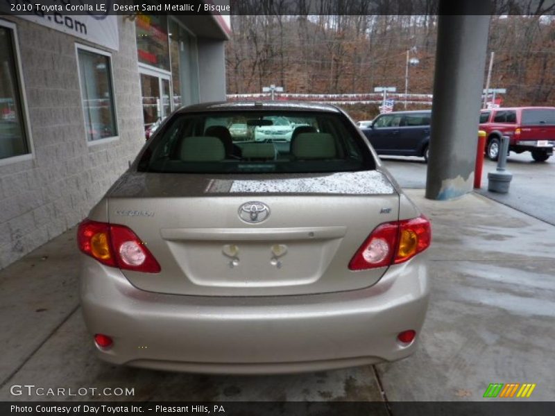 Desert Sand Metallic / Bisque 2010 Toyota Corolla LE