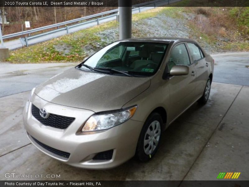 Desert Sand Metallic / Bisque 2010 Toyota Corolla LE