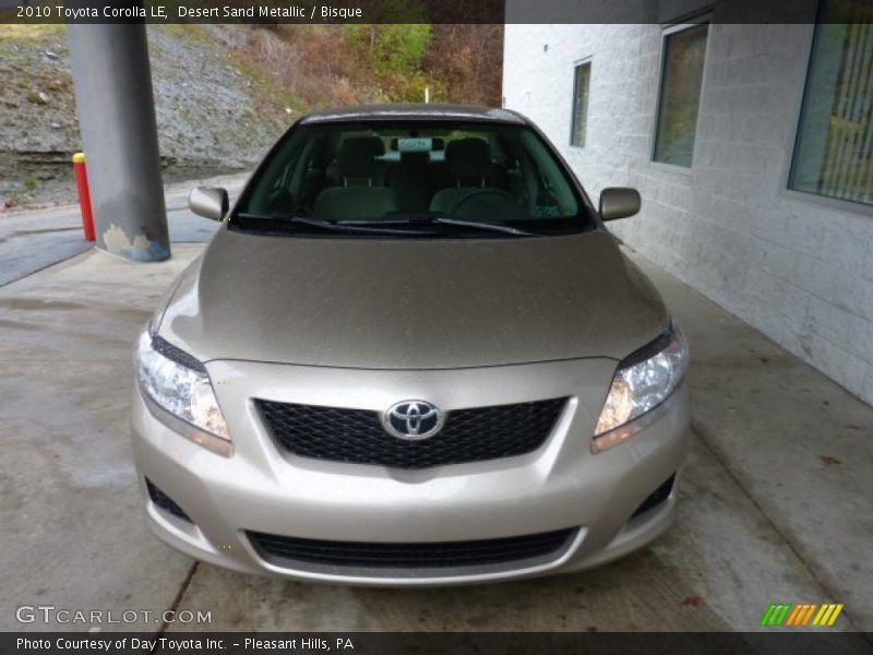 Desert Sand Metallic / Bisque 2010 Toyota Corolla LE