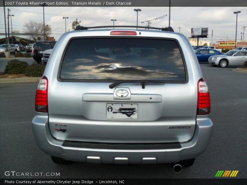 Titanium Metallic / Dark Charcoal 2007 Toyota 4Runner Sport Edition