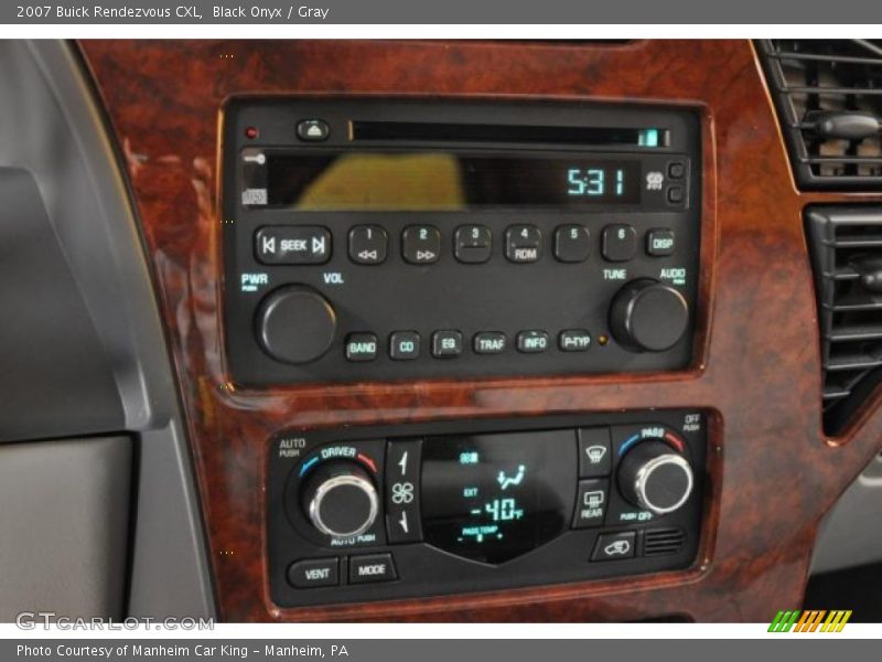 Black Onyx / Gray 2007 Buick Rendezvous CXL