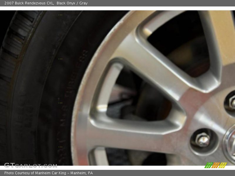 Black Onyx / Gray 2007 Buick Rendezvous CXL