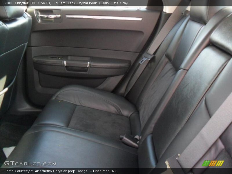 Brilliant Black Crystal Pearl / Dark Slate Gray 2008 Chrysler 300 C SRT8
