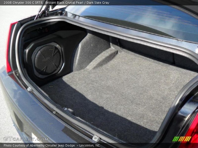 Brilliant Black Crystal Pearl / Dark Slate Gray 2008 Chrysler 300 C SRT8