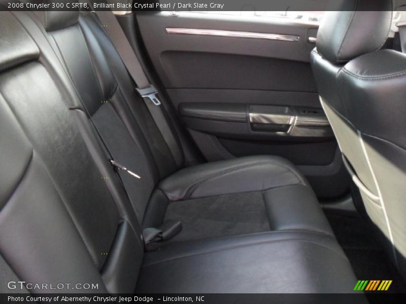 Brilliant Black Crystal Pearl / Dark Slate Gray 2008 Chrysler 300 C SRT8