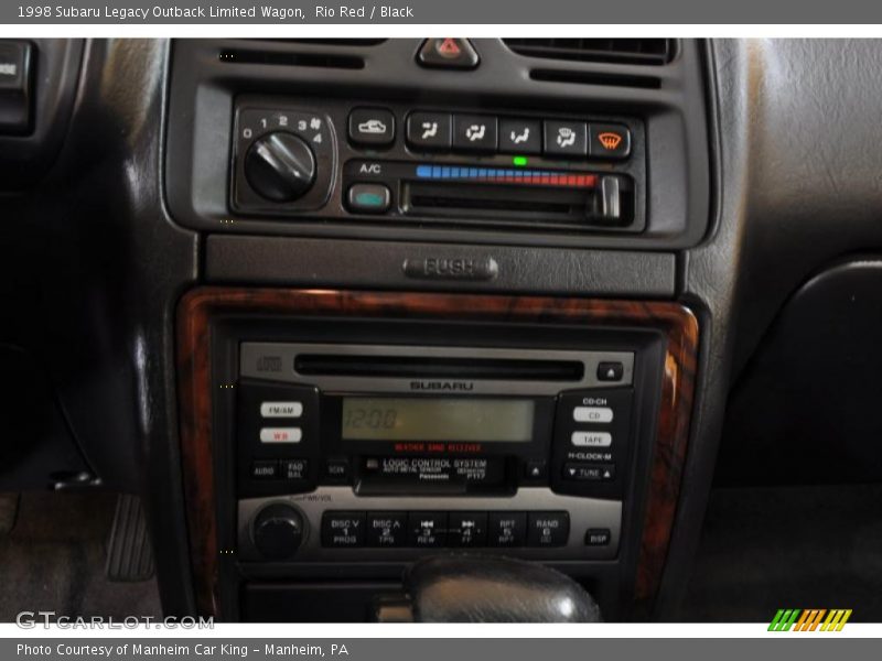 Rio Red / Black 1998 Subaru Legacy Outback Limited Wagon