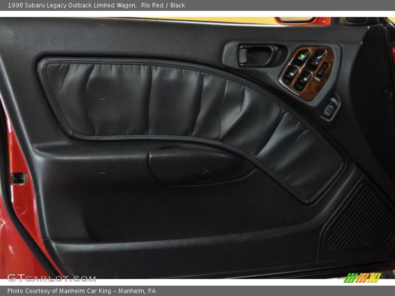Rio Red / Black 1998 Subaru Legacy Outback Limited Wagon