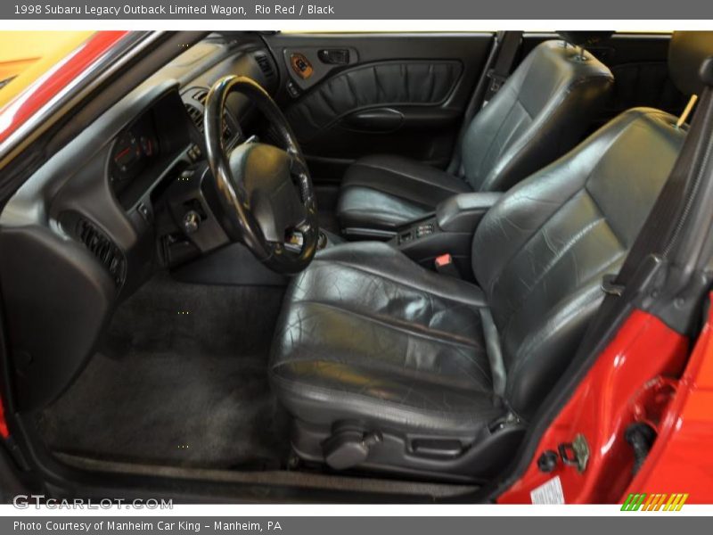 Rio Red / Black 1998 Subaru Legacy Outback Limited Wagon