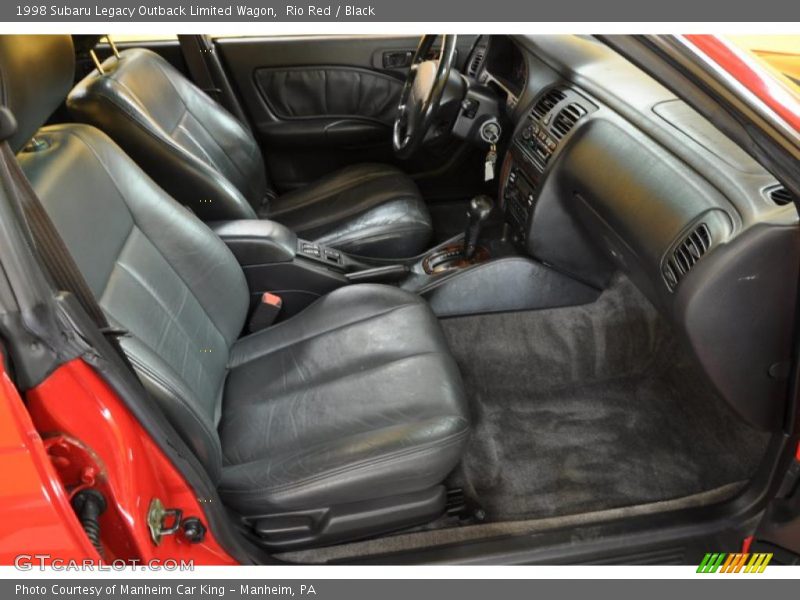 Rio Red / Black 1998 Subaru Legacy Outback Limited Wagon
