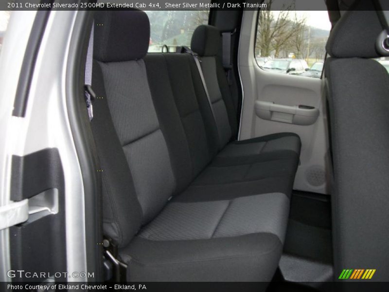 Sheer Silver Metallic / Dark Titanium 2011 Chevrolet Silverado 2500HD Extended Cab 4x4