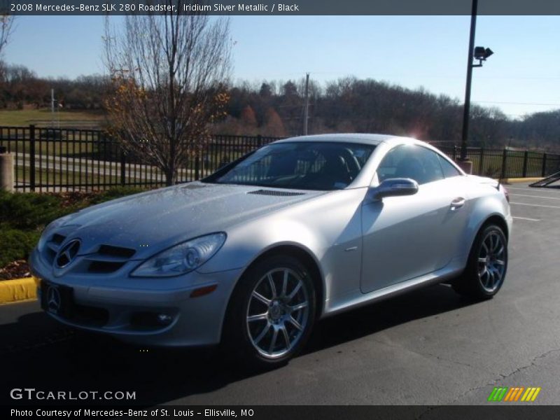 Iridium Silver Metallic / Black 2008 Mercedes-Benz SLK 280 Roadster