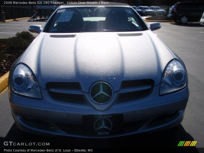 Iridium Silver Metallic / Black 2008 Mercedes-Benz SLK 280 Roadster