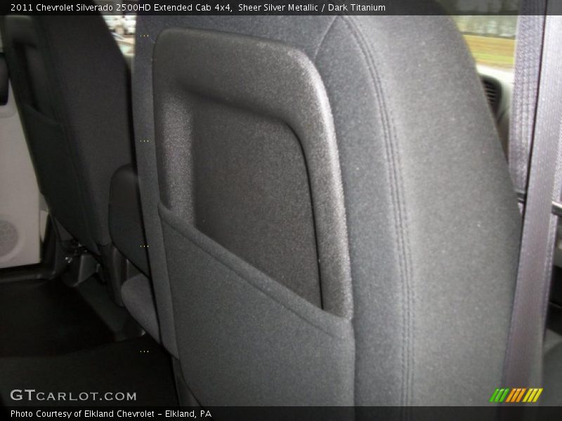Sheer Silver Metallic / Dark Titanium 2011 Chevrolet Silverado 2500HD Extended Cab 4x4