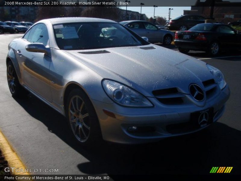 Iridium Silver Metallic / Black 2008 Mercedes-Benz SLK 280 Roadster