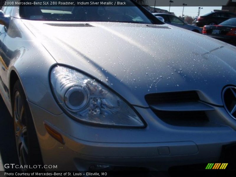 Iridium Silver Metallic / Black 2008 Mercedes-Benz SLK 280 Roadster