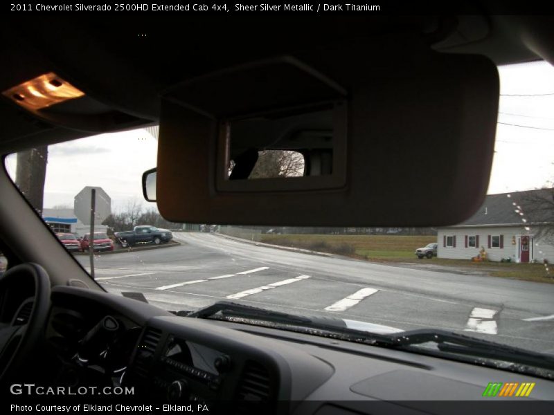 Sheer Silver Metallic / Dark Titanium 2011 Chevrolet Silverado 2500HD Extended Cab 4x4